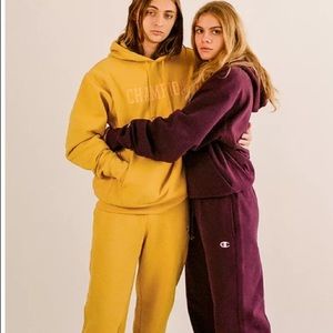 Champion UO Exclusive Reverse Weave Boyfriend Hoodie Sweatshirt size XS